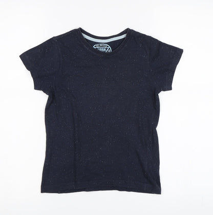 Matalan Boys Blue   Basic T-Shirt Size 7 Years