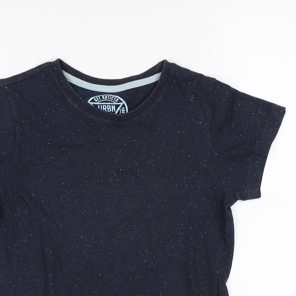 Matalan Boys Blue   Basic T-Shirt Size 7 Years