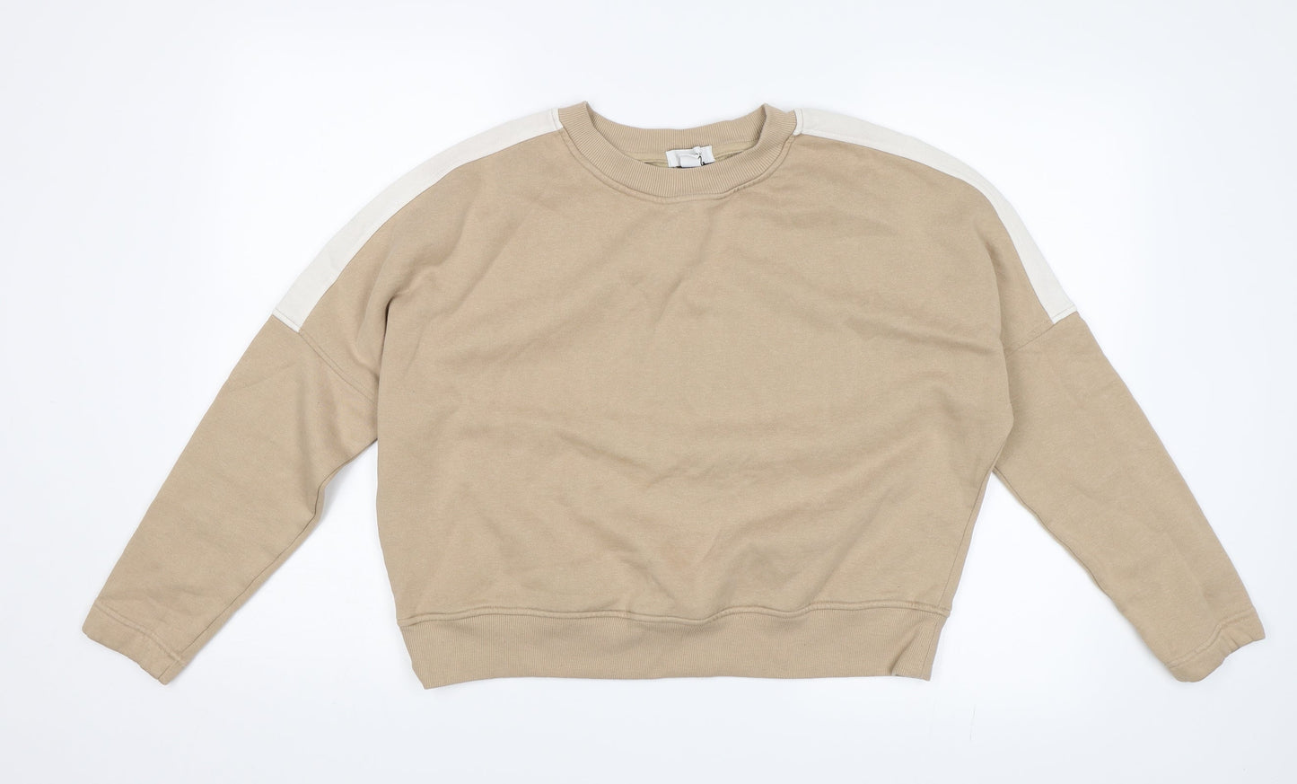 Primark Womens Beige   Pullover Sweatshirt Size M  - Cropped