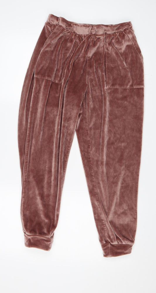 Nutmeg Womens Pink   Sweatpants Trousers Size 12 L24 in