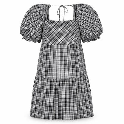 Papaya Womens Black Check  Shift  Size 8