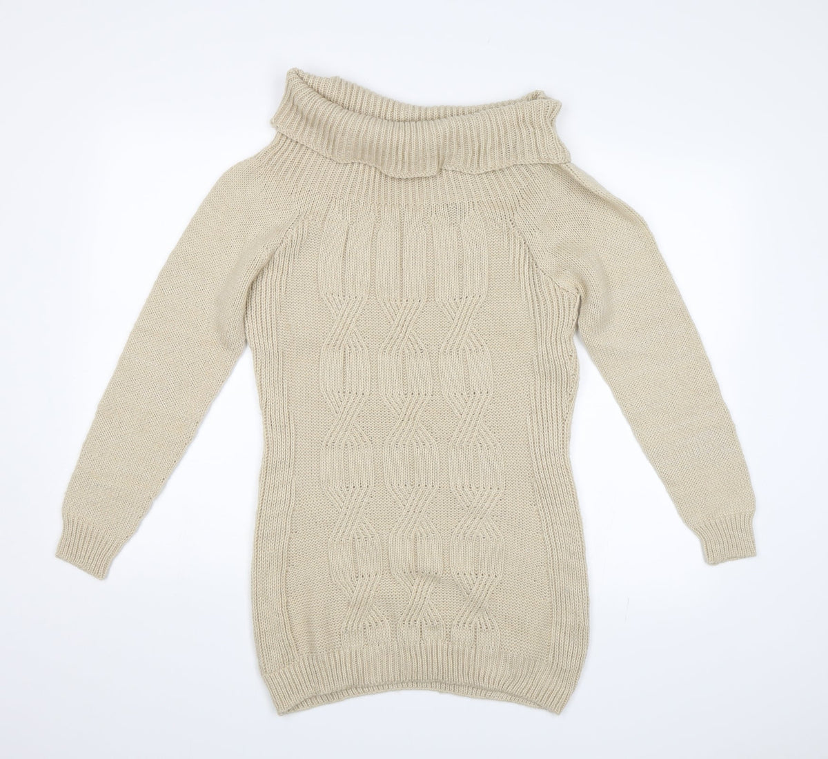 Preworn Womens Beige   Pullover Jumper Size S