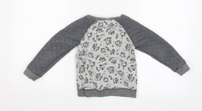 George Boys Grey   Pullover Sweatshirt Size 2-3 Years  - Monkeys