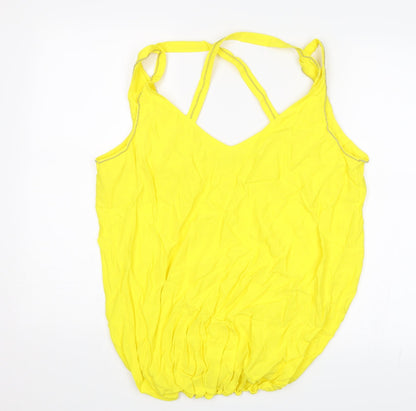 F&F Womens Yellow   Basic Blouse Size 16
