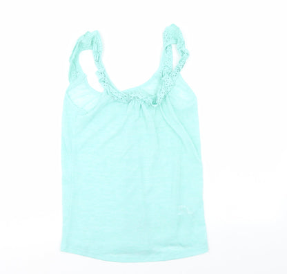 Womens UK Size 8 PEP & CO Green Basic Tank