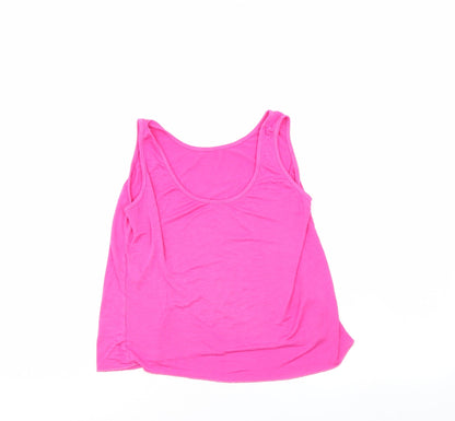 Womens UK Size  Preworn Purple Basic Tank