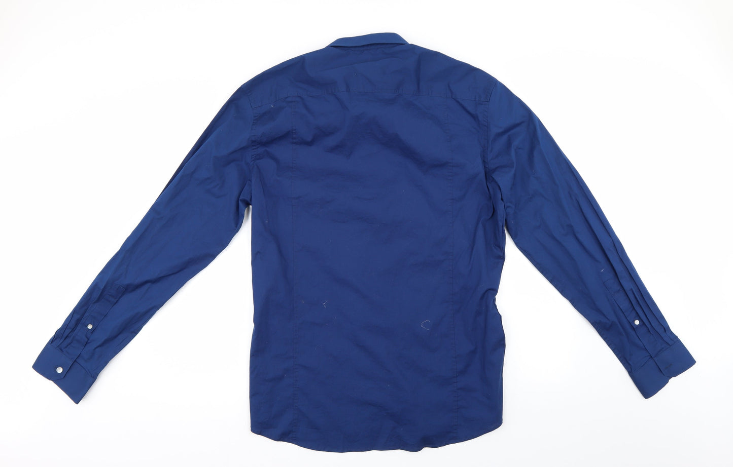 Mens UK Collar Size  CR7 Smart Blue  Dress Shirt