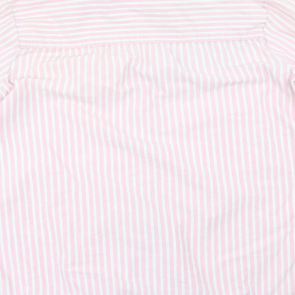 Womens UK Size 14 LOVE TO LOUNGE Pink Basic Button-Up