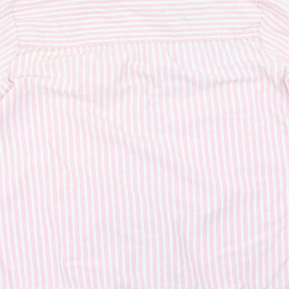 Womens UK Size 14 LOVE TO LOUNGE Pink Basic Button-Up