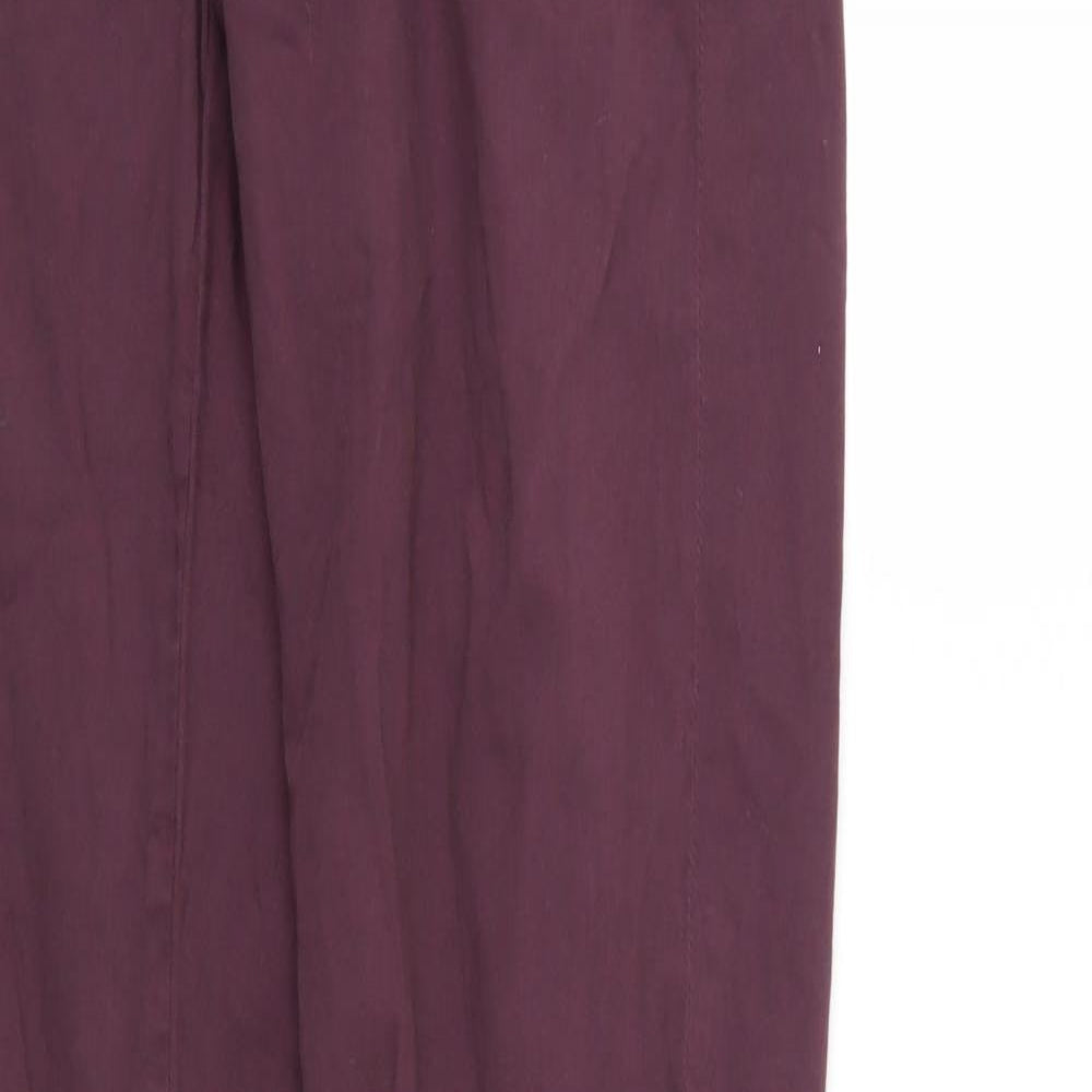 Womens UK Size 8 Dorothy Perkins Regular Fit Straight Purple Jeans