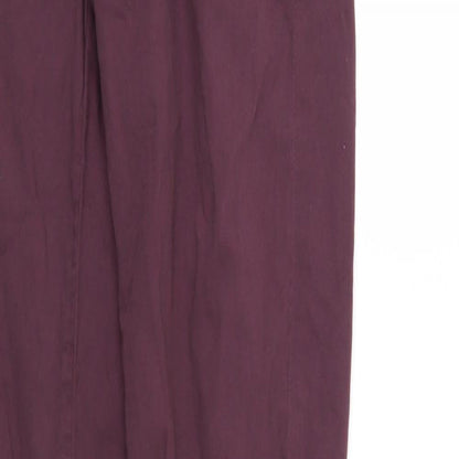 Womens UK Size 8 Dorothy Perkins Regular Fit Straight Purple Jeans