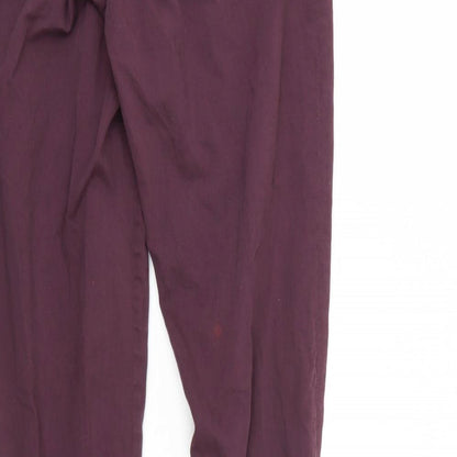 Womens UK Size 8 Dorothy Perkins Regular Fit Straight Purple Jeans