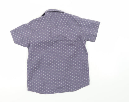 TU Boys Grey   Basic Button-Up Size 9 Years