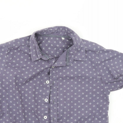 TU Boys Grey   Basic Button-Up Size 9 Years