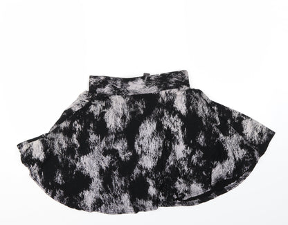 Graffic Womens Black   Mini Skirt Size S