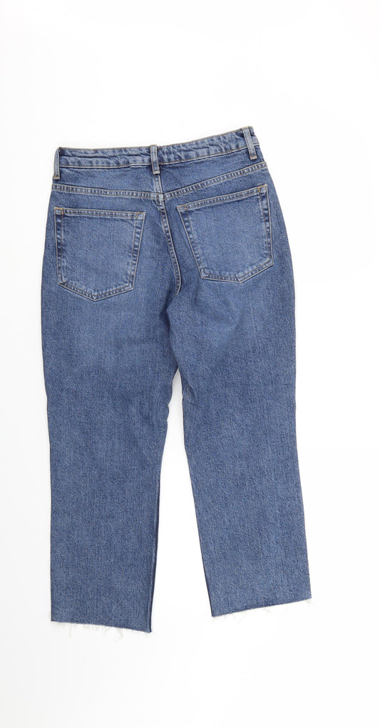 Top Shop Mens Blue  Denim Cropped Jeans Size 28 L23 in
