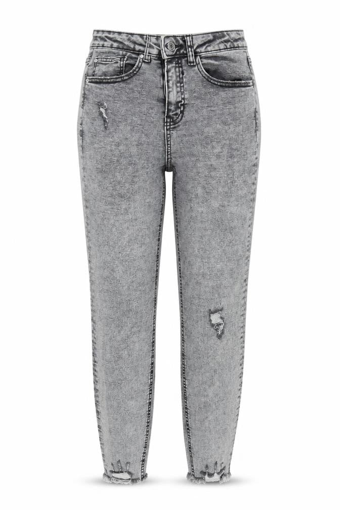 Womens UK Size 12 Denim & Co. Regular Fit Tapered Grey Jeans