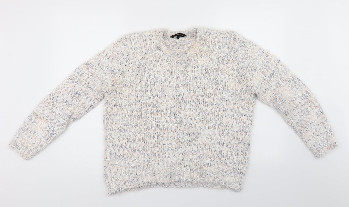 Peacocks Womens Multicoloured   Pullover Jumper Size L