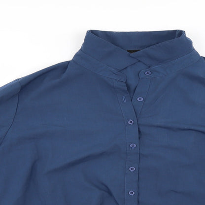 Pretty little thing Womens Blue   Basic Button-Up One Size