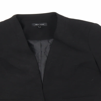 New Look Womens Black   Jacket Blazer Size 8