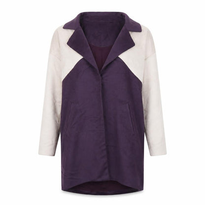 Nameless Womens Purple   Overcoat Coat Size S