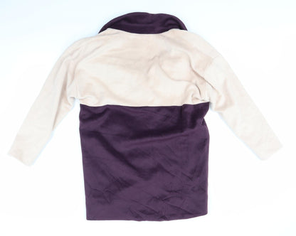 Nameless Womens Purple   Overcoat Coat Size S