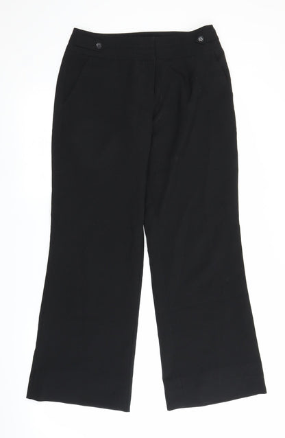 Womens UK Size 10 Atmosphere Regular Fit  Black Trousers