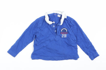 Preworn Baby Blue   Basic Polo Size 18-24 Months