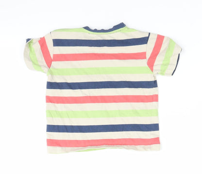 TU Baby Beige Striped  Basic T-Shirt Size 18-24 Months  - Camper Van