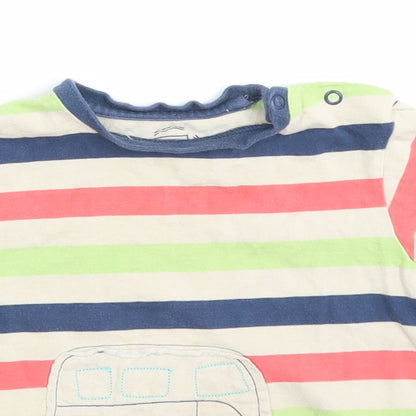 TU Baby Beige Striped  Basic T-Shirt Size 18-24 Months  - Camper Van