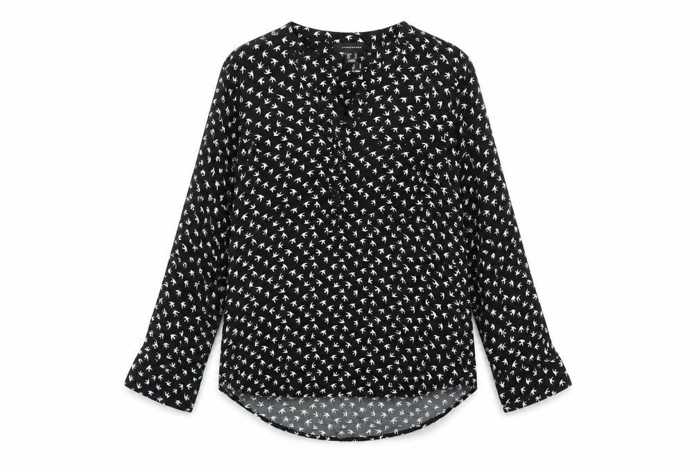 Womens UK Size 6 Atmosphere Black Basic Blouse