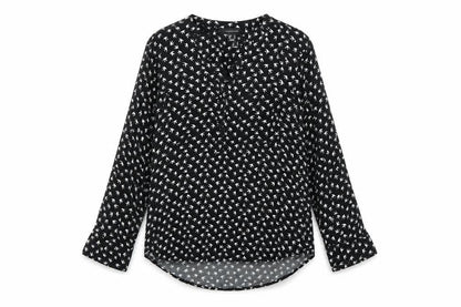 Womens UK Size 6 Atmosphere Black Basic Blouse