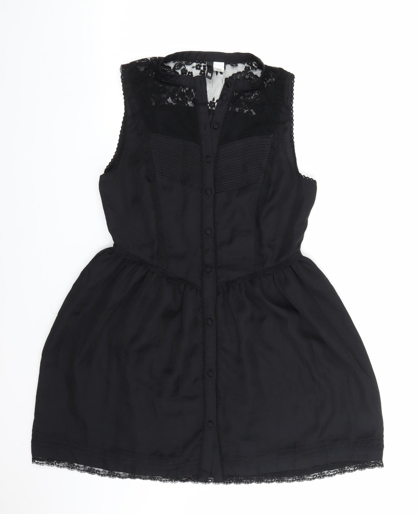 H&M Womens Black   Fit & Flare  Size 10