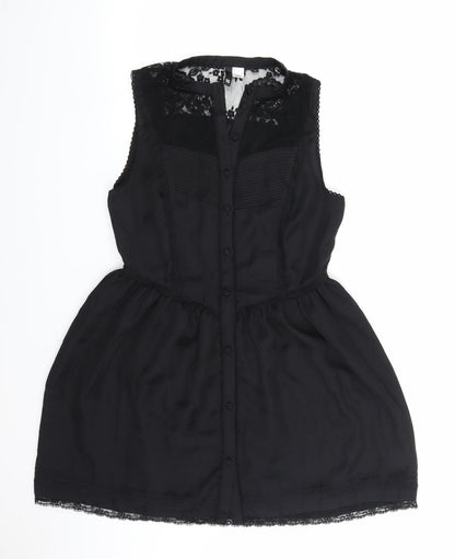 H&M Womens Black   Fit & Flare  Size 10