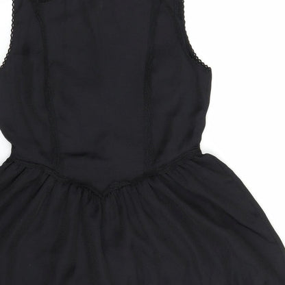 H&M Womens Black   Fit & Flare  Size 10