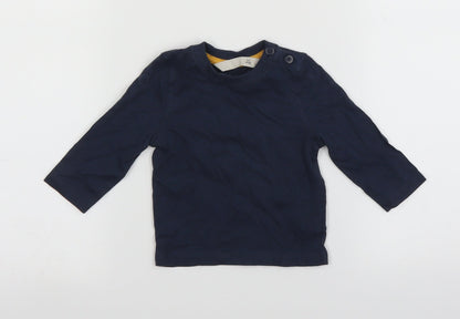 John Lewis Baby Blue   Basic T-Shirt Size 0-3 Months
