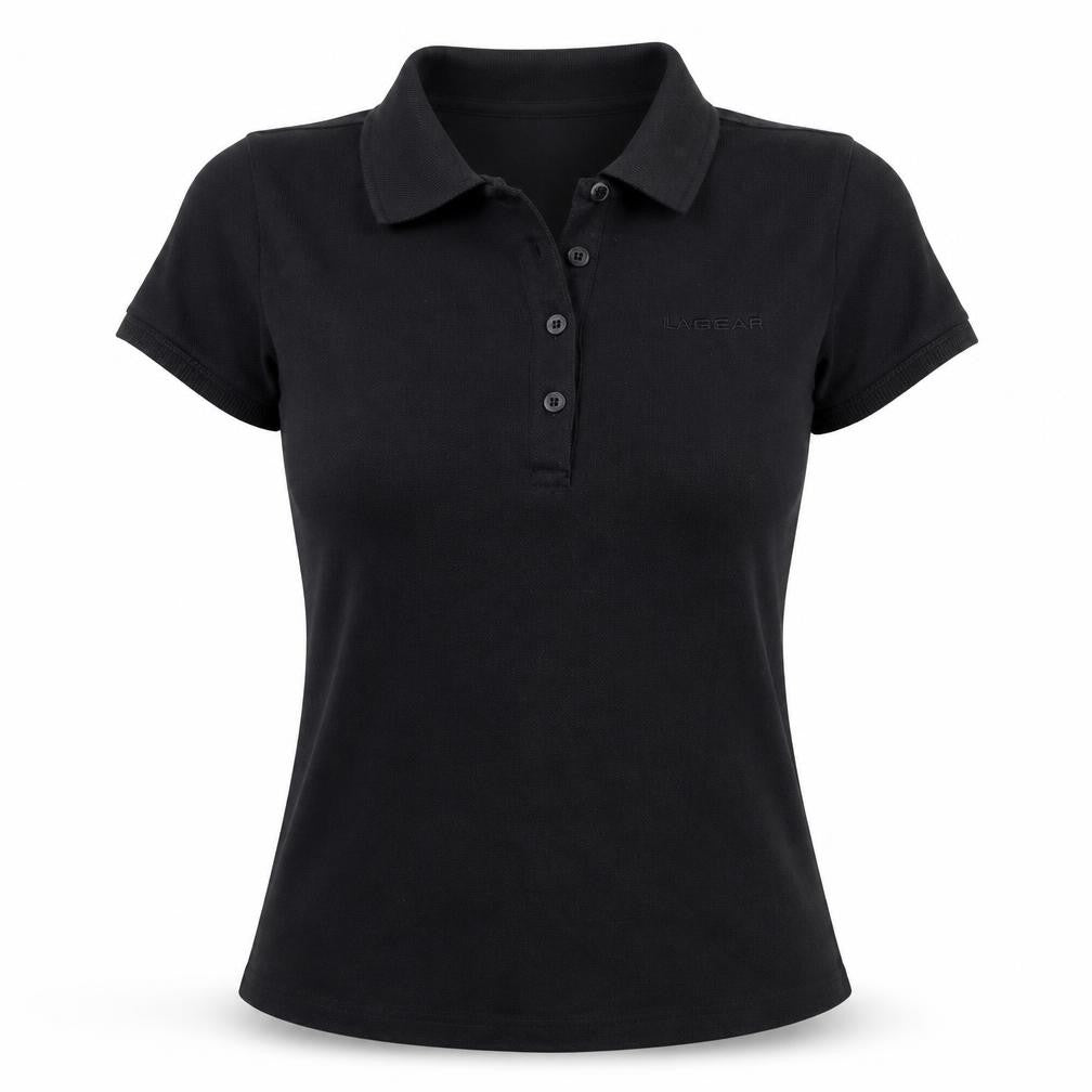 Womens UK Size 8 LA Gear Black Basic Polo