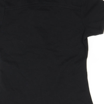 LA Gear Womens Black   Basic Polo Size 8