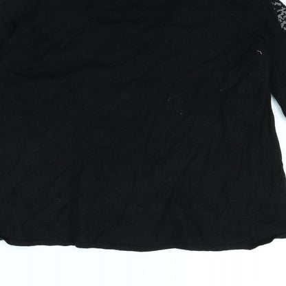 Next Womens Black   Pullover Jumper Size 10