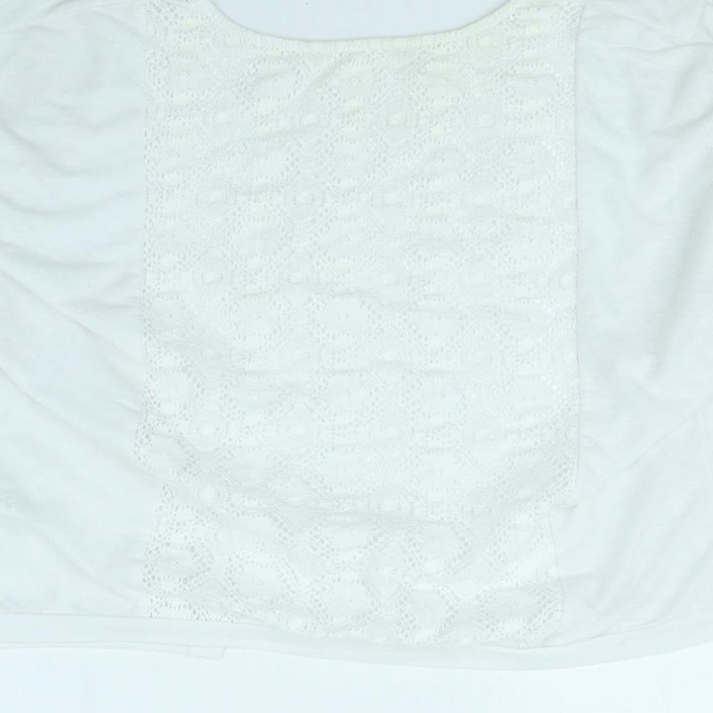George Womens White   Cardigan Jumper Size 16