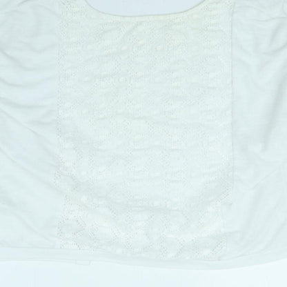 George Womens White   Cardigan Jumper Size 16