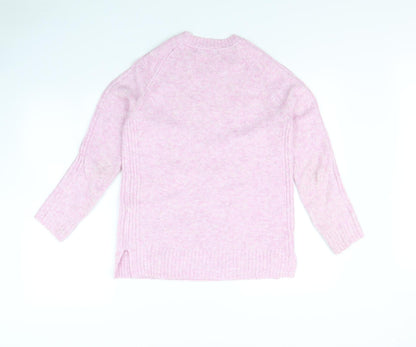 Marks & Spencer Womens Pink   Pullover Jumper Size XS