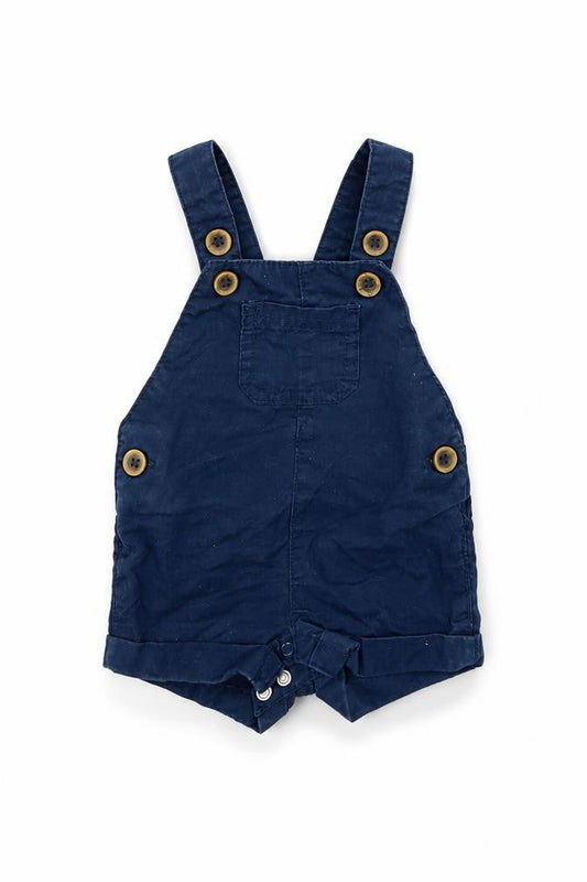 F&F Girls Blue   Dungaree One-Piece Size 0-3 Months