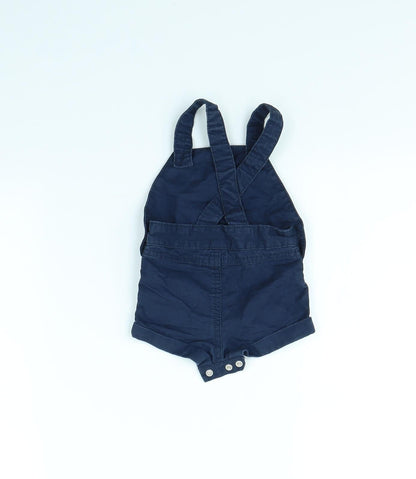 F&F Girls Blue   Dungaree One-Piece Size 0-3 Months