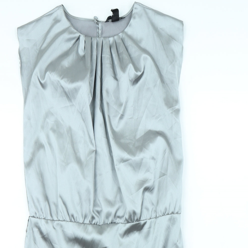 H&M Womens Silver   Mini  Size 6  - v
