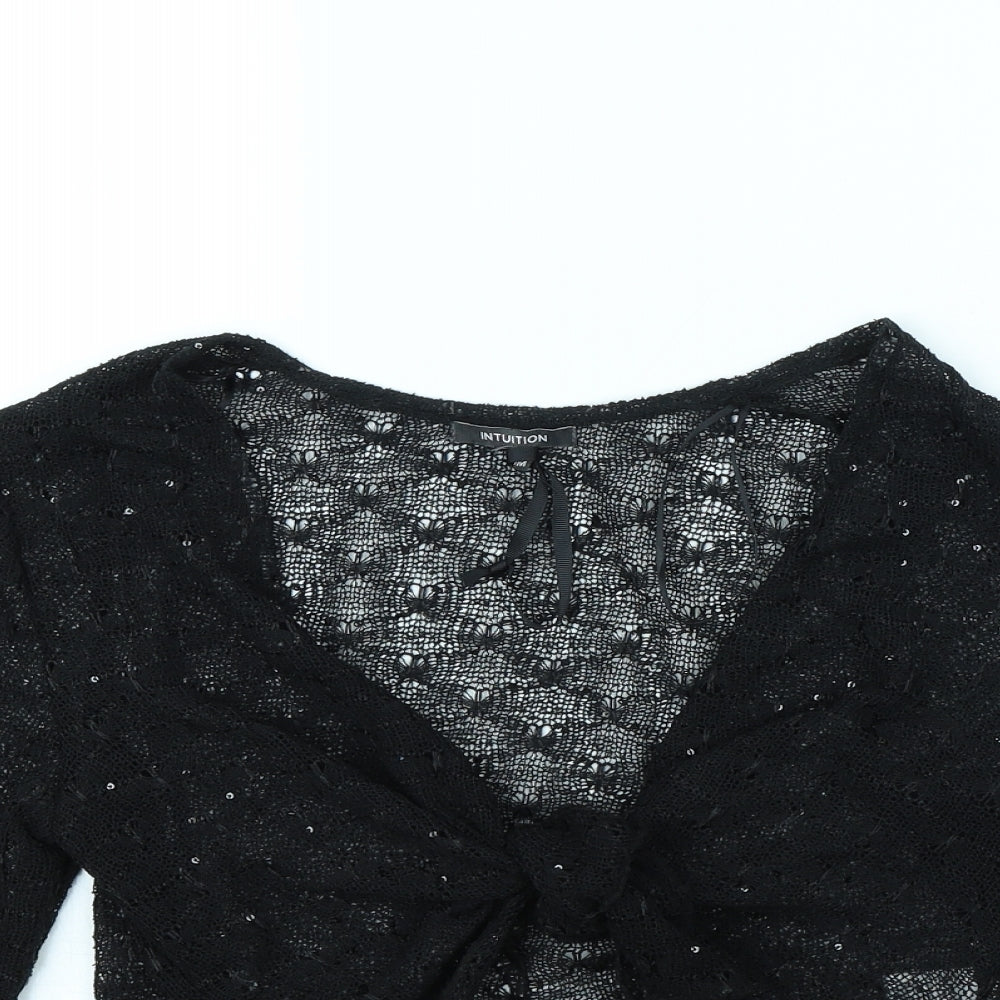 intuition  Womens Black   Cardigan Jumper Size M