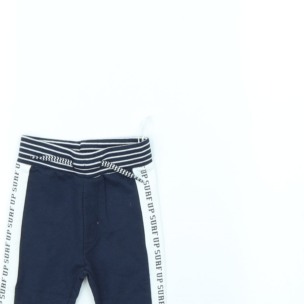 Dirkje Boys Blue   Jogger Trousers Size 6-9 Months