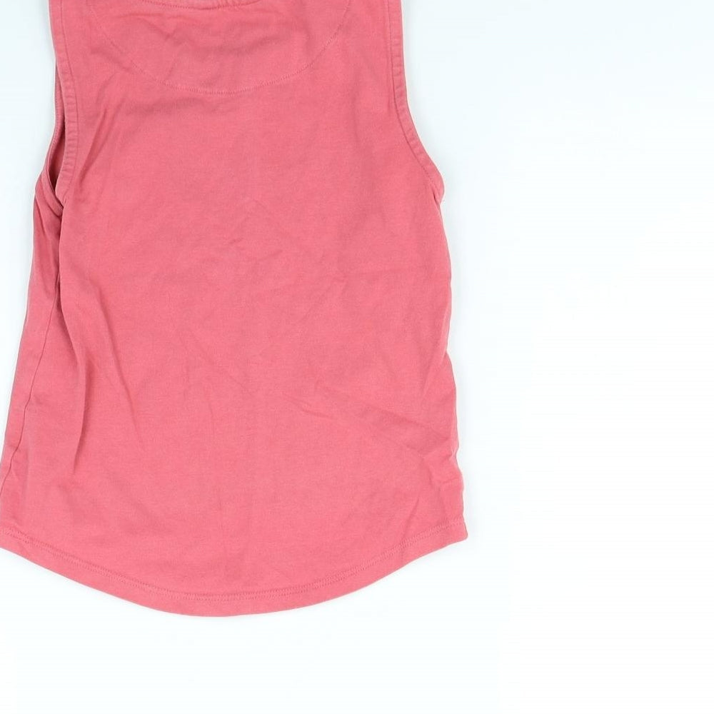 John Lewis Girls Pink   Basic Tank Size 7 Years