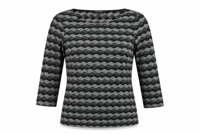Phase Eight Womens Grey Striped  Pullover Jumper Size 10