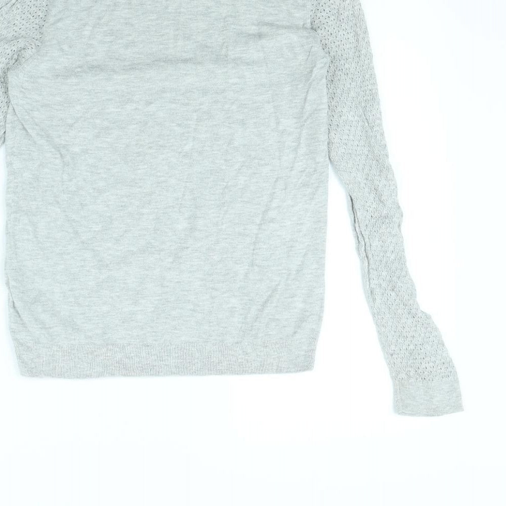 Jack Wills Womens Grey   Pullover Jumper Size 10